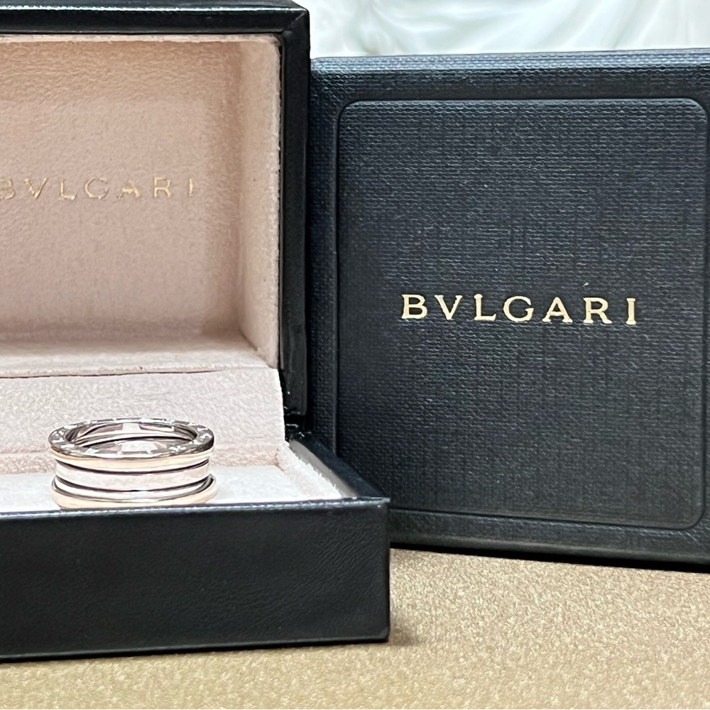 BVLGARI B.Zero1 18k White Gold Ring size 7.5-7.75 100% Authentic!!!!!!